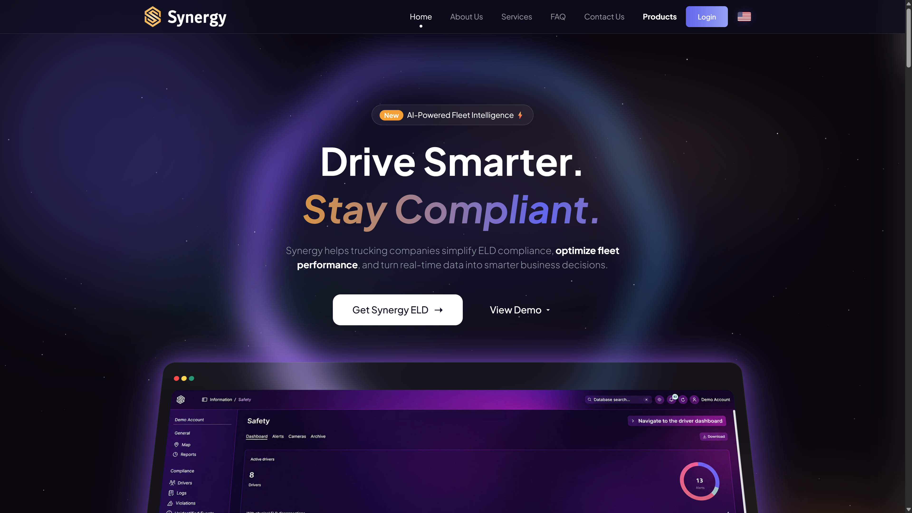 Synergy ELD | Fleet Tracking, Compliance & Load Integration